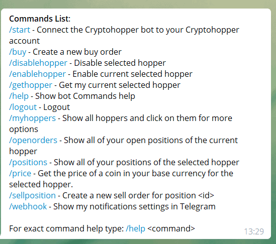 Hooper Commands