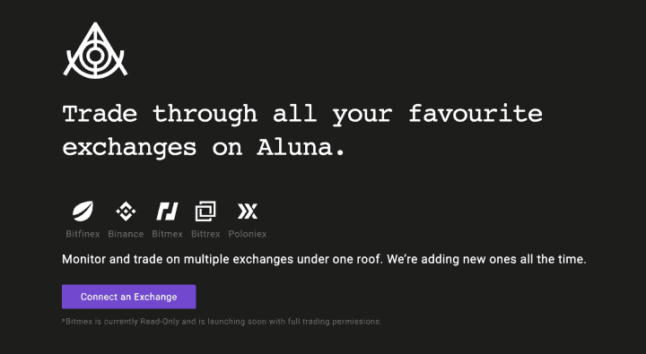 Aluna Review: Multi-Exchange