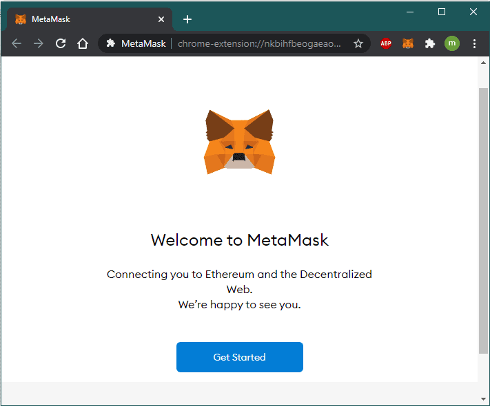 Install Metamask