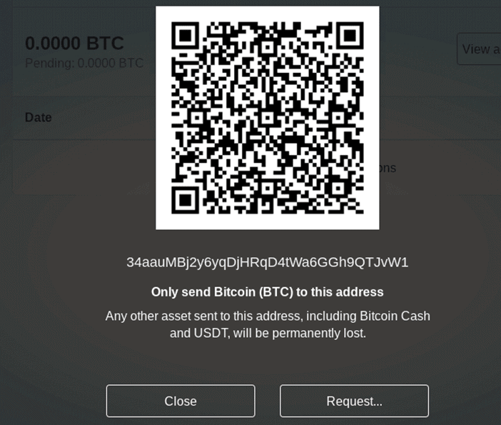 If You Wish To Deposit From The Wallet Of Your Mobile, Then A Qr Code Appears On Coinjar Platform.