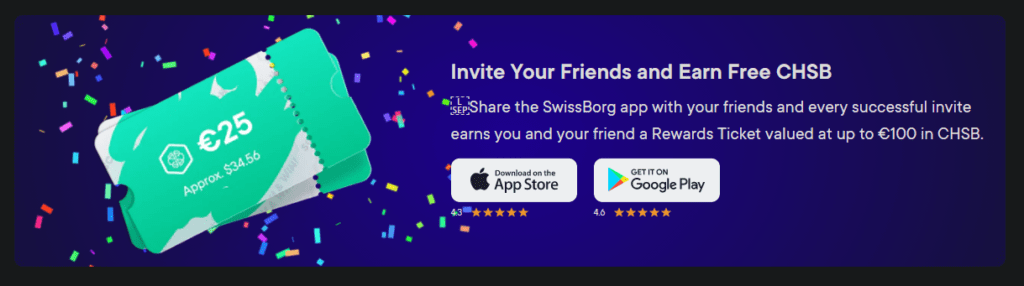 Swissborg Bonus: Earn Free Chsb