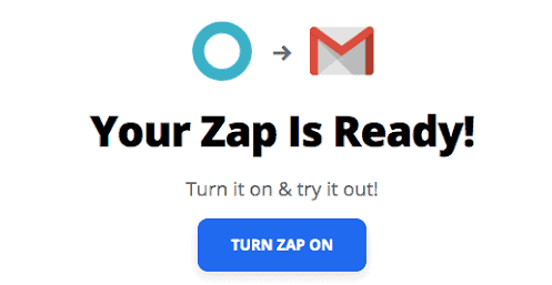 Connect Your Zap To Gmail