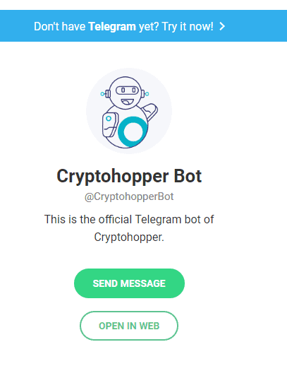 Cryptohopper Telegram