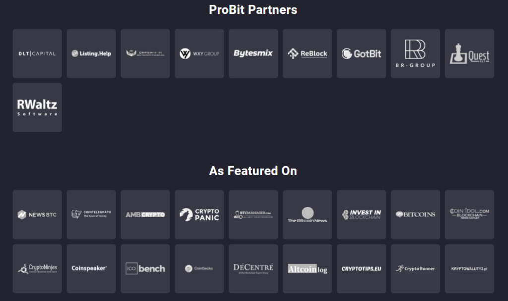 Probit Partners And Features