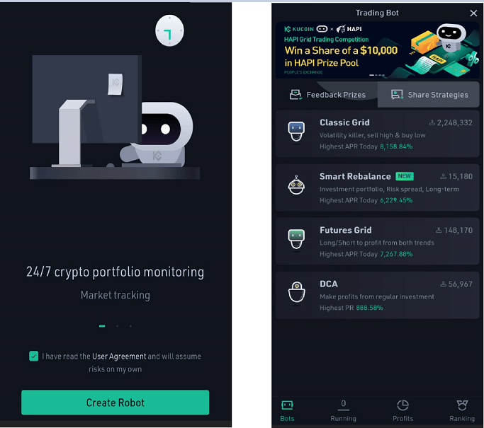 kucoin bot setup