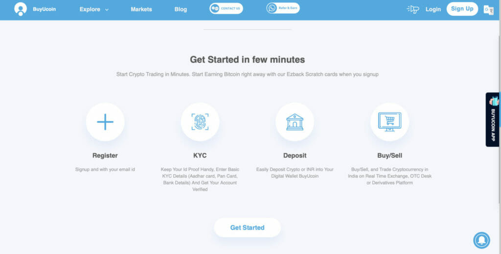 Get Started With Buyucoin