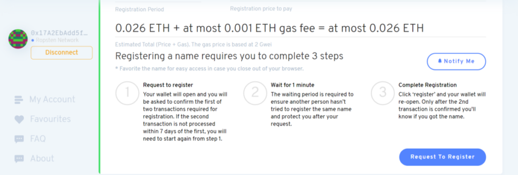 Steps to Register a Domain Name