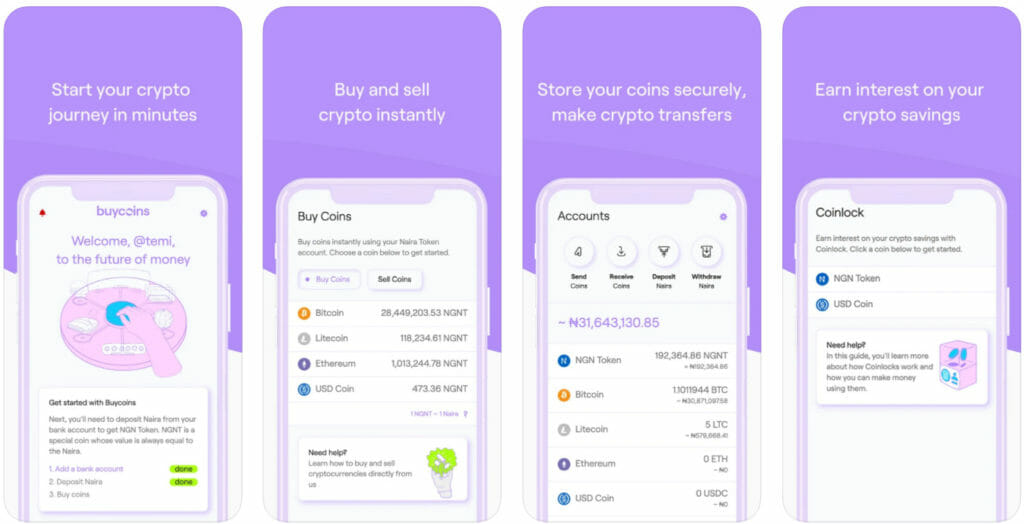 Buycoins Mobile App
