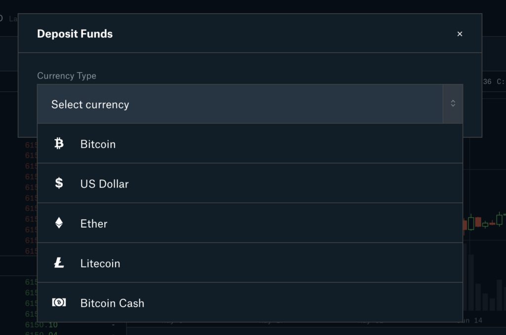Select The Currency Type