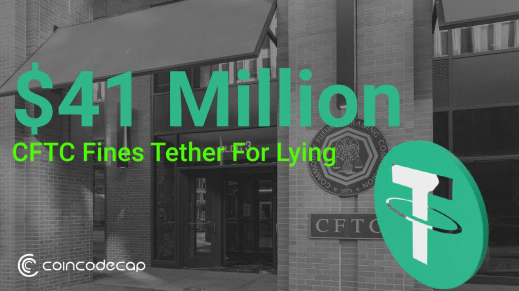 Cftc Fines Tether For Lying