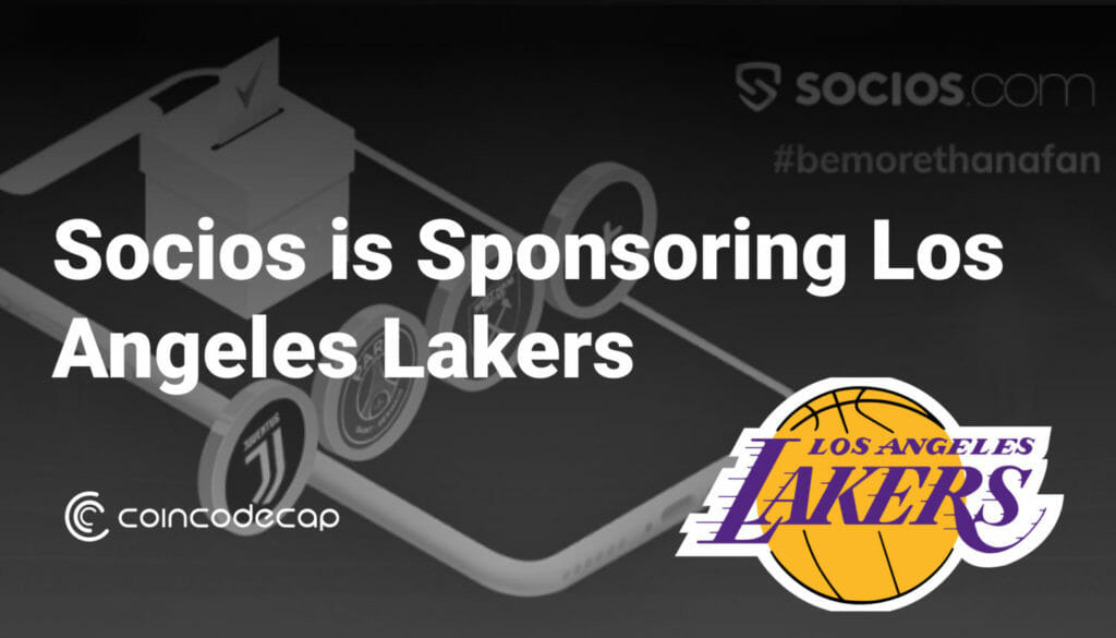 Socios Is Sponsoring Los Angeles Lakers
