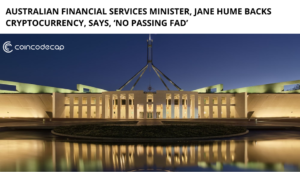 Australian Financial Services Minister Backs Crypto
