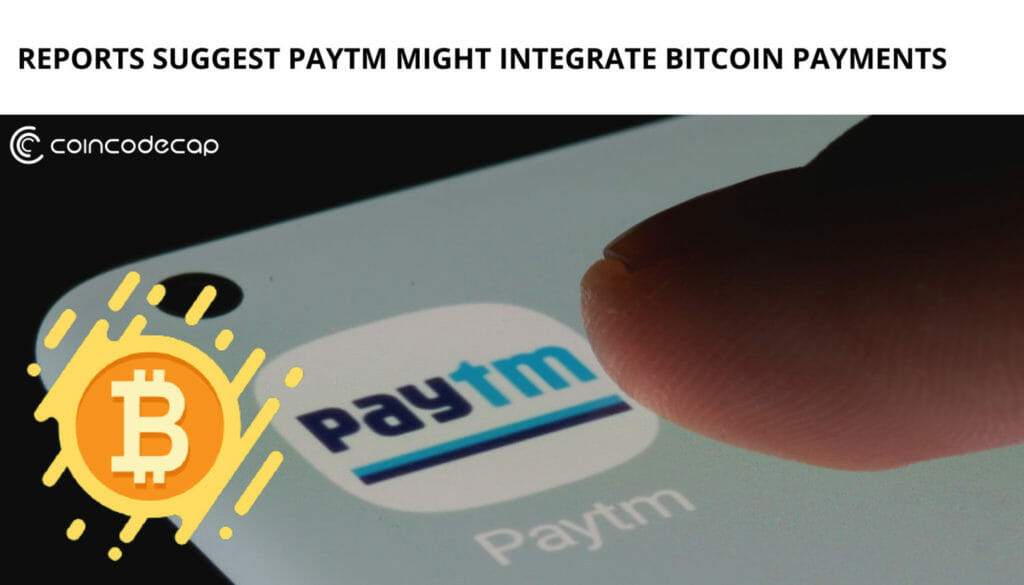 Paytm Might Integrate Bitcoin Payments