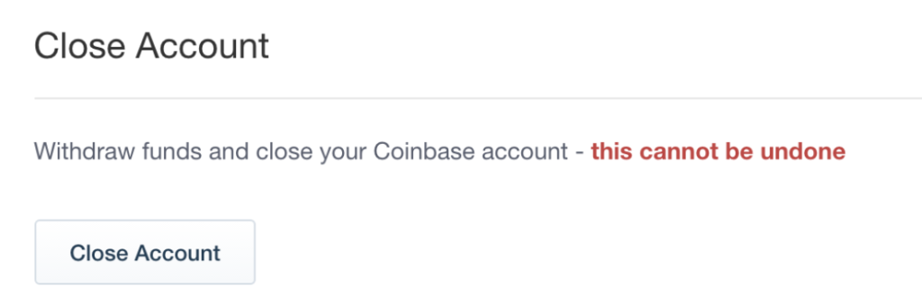 How To Delete Your Coinbase Account?
