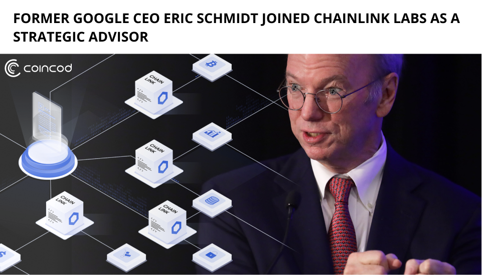 Eric Schmidt Joins Chainlink Labs