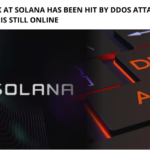 Solana was hit by a DDoS attack