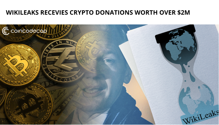 Wikileaks Receives Crypto Donations Worth Over $2M