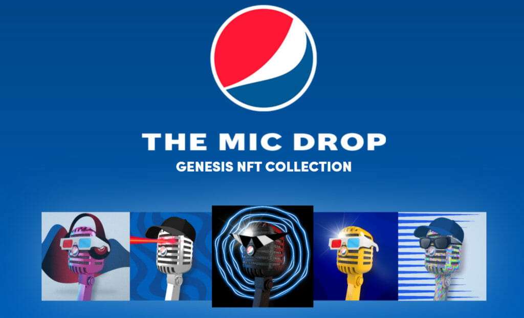 Pepsi Mic Drop Collection; First-Ever Brand Nft From Pepsi