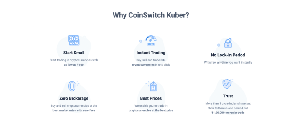 Coinswitch Features