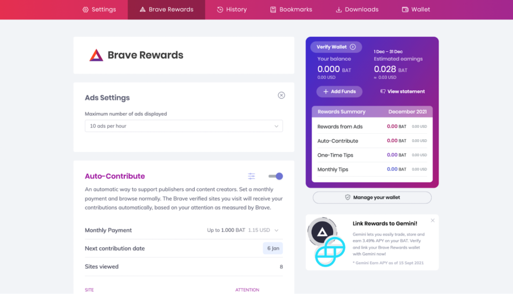 Setting Up The Brave Browser