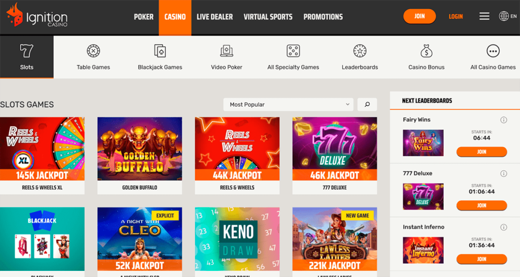 Ignition Casino Review: Gamble With $2000 Welcome Bonus
