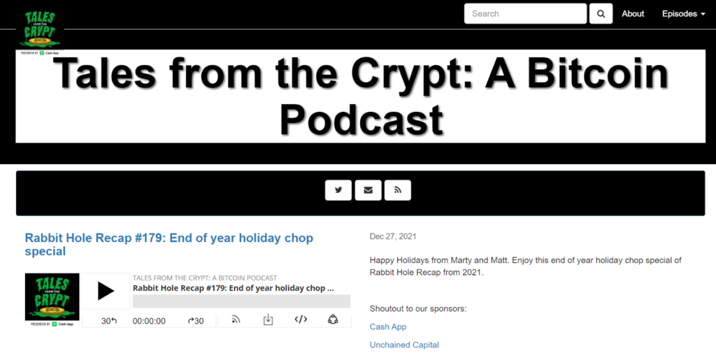 Tales From The Crypt | A Bitcoin Podcast 