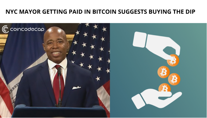 Nyc Mayor Getting Paid In Bitcoin Suggests Buying The Dip