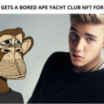 Justin Bieber Gets a Bored APE Yacht Club NFT for 500 ETH