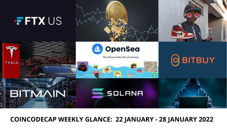 Coincodecap Weekly Glance: 22 January - 28 January