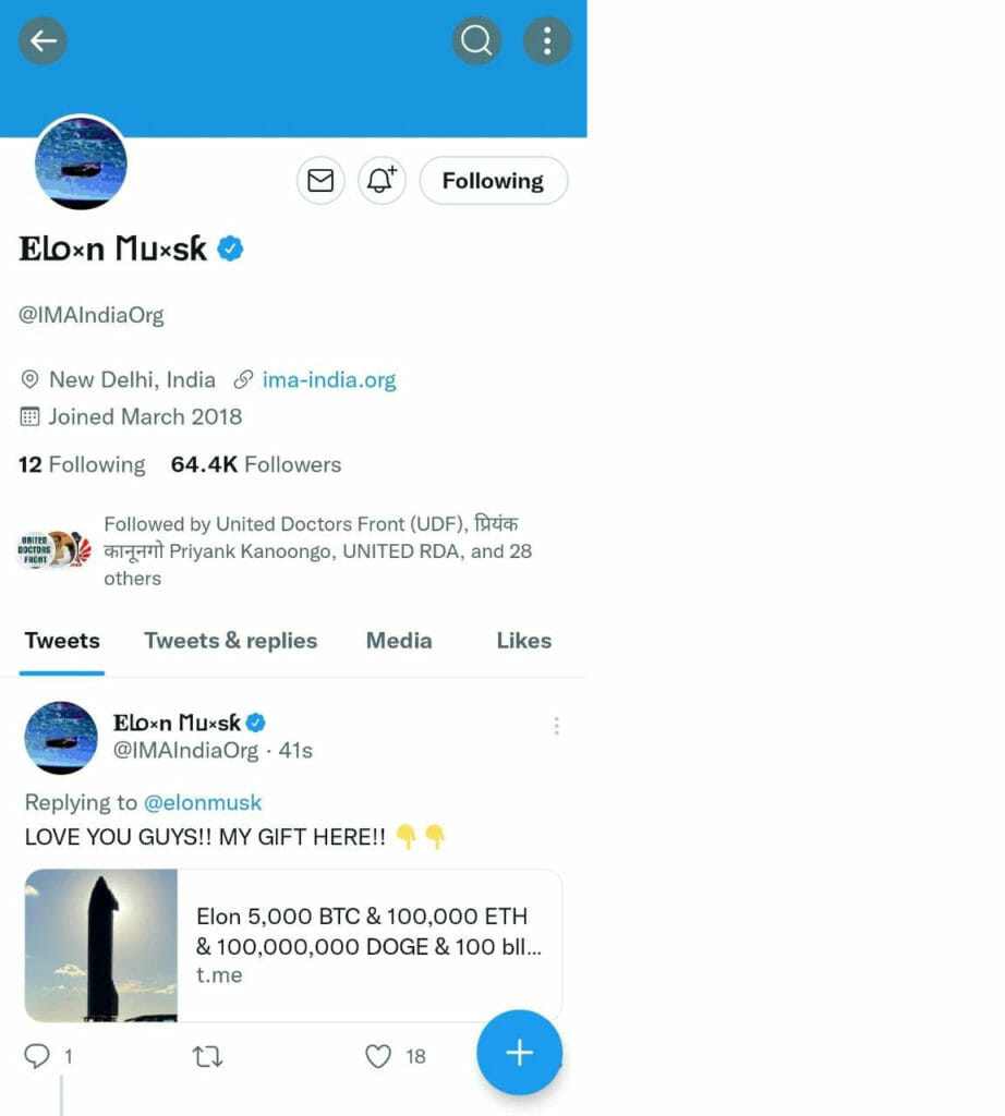 Twitter Accounts Of The Indian Medical Association And Two Others Compromised, Hackers Rename It 'Elon Musk'