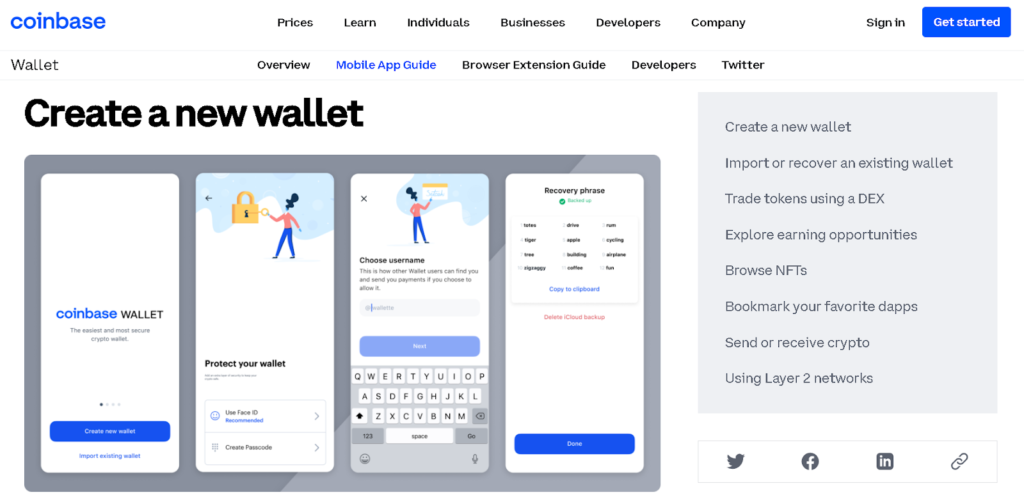 Coinbase Wallet App