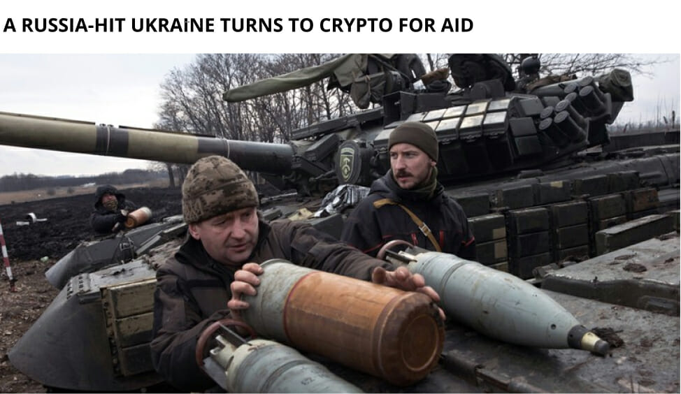 A Russia-Hit Ukraine Turns To Bitcoin For Aid