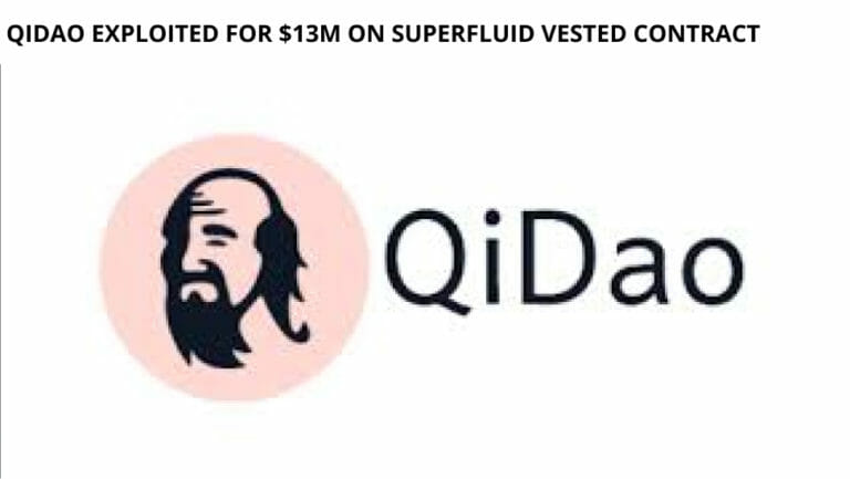 Qidao Exploited For $13M On Superfluid Vested Contract
