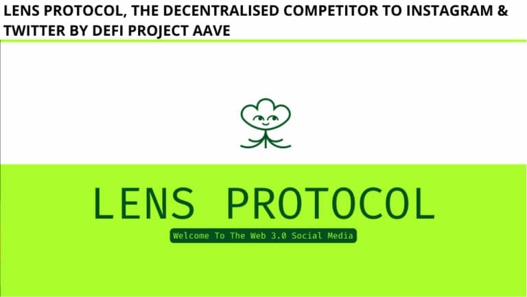 Lens Protocol, The Decentralised Competitor To Instagram &Amp; Twitter By Defi Project Aave