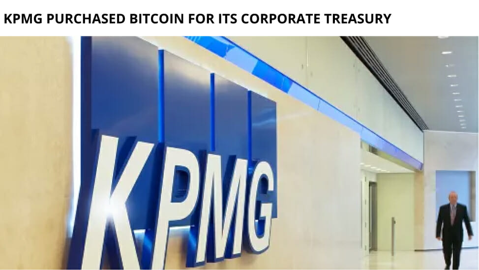 Kpmg Purchased Bitcoin For Its Corporate Treasury