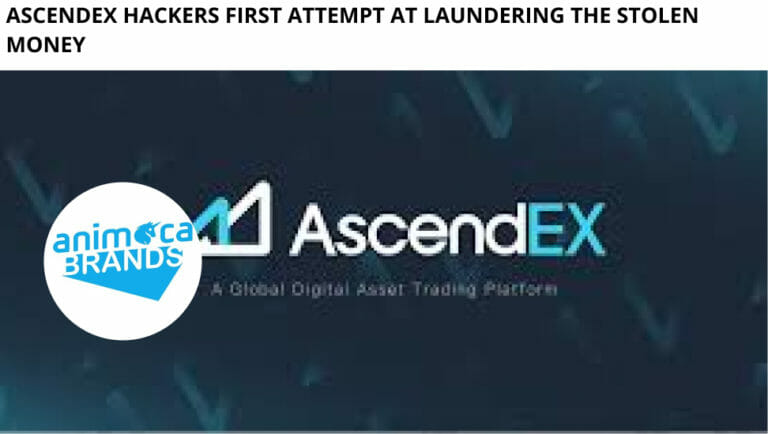 Ascendex Hackers First Attempt At Laundering The Stolen Money