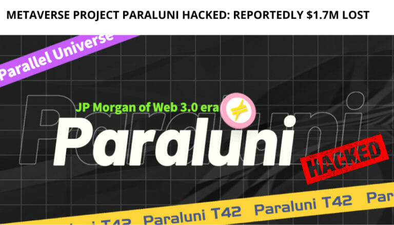 Metaverse Project Paraluni Hacked: Reportedly $1.7M Lost