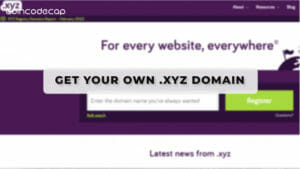How to get your Own .XYZ Domain?