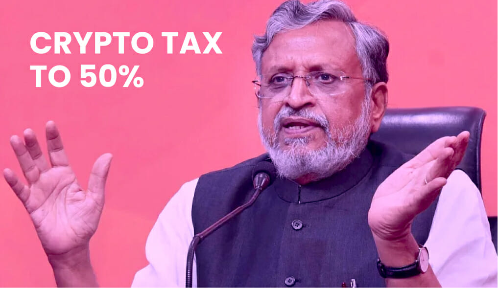 Indian Minister Suggests The Government For A 50% Tax On Crypto