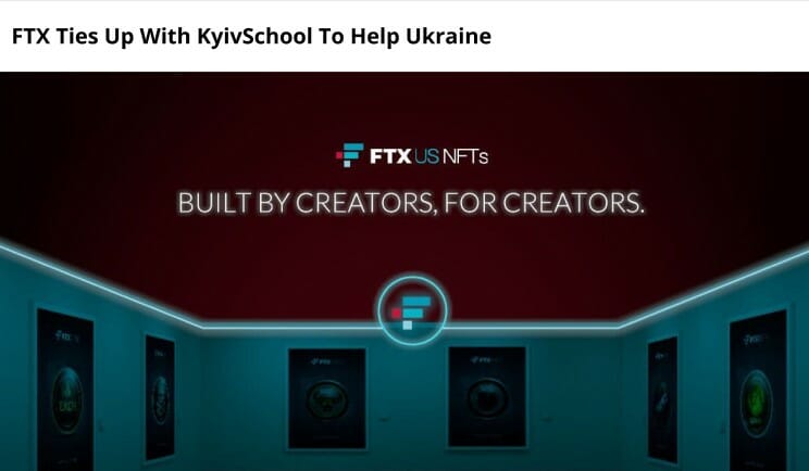 Ftx Ties Up With Kyiv Schools