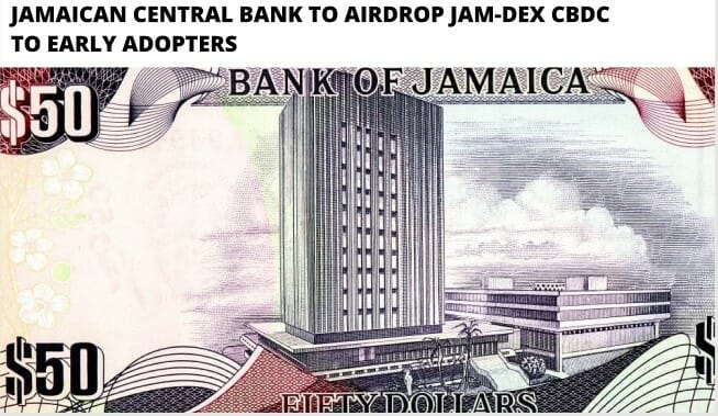 Jamaican Cbdc Airdrop