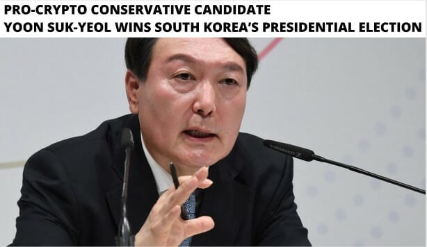 Pro Crypto Candidate Suk-Yeol Wins South Korean President Elections