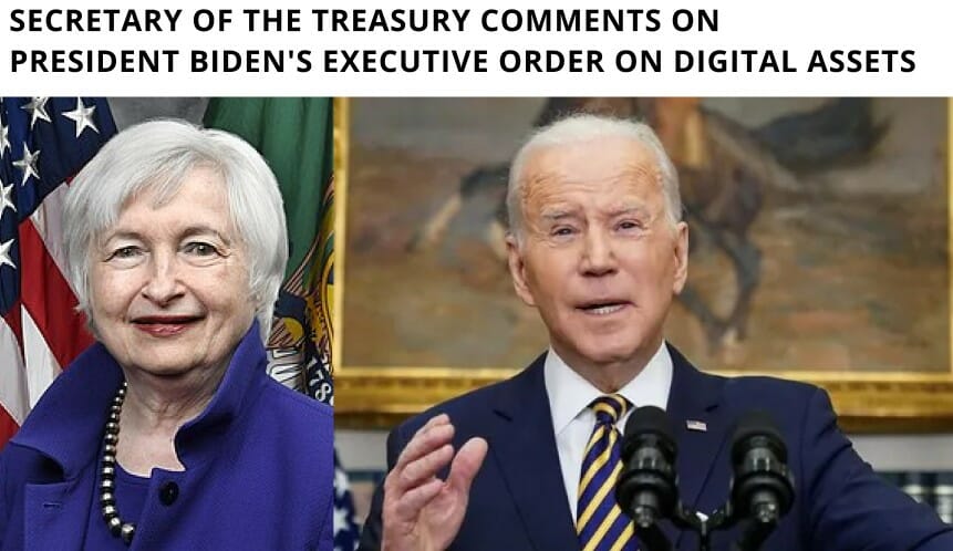 Us Treasury Secretary Comments On Biden'S Crypto Regulation