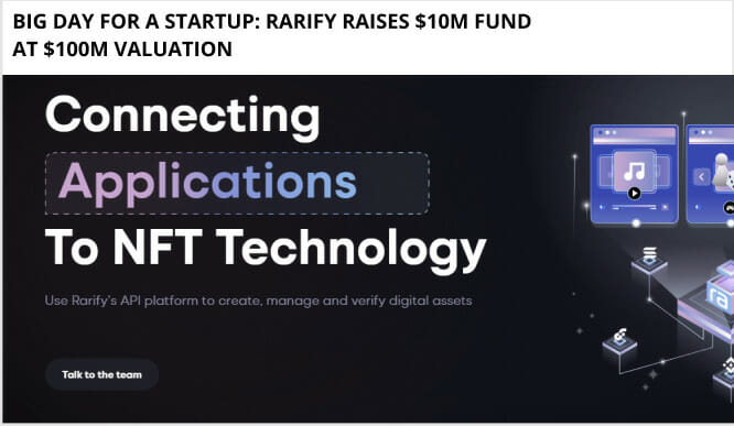 Big Day For A Startup: Rarify Raises $10M Fund At $100M Valuation
