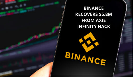 Binance Recovers Money From Axie Hack