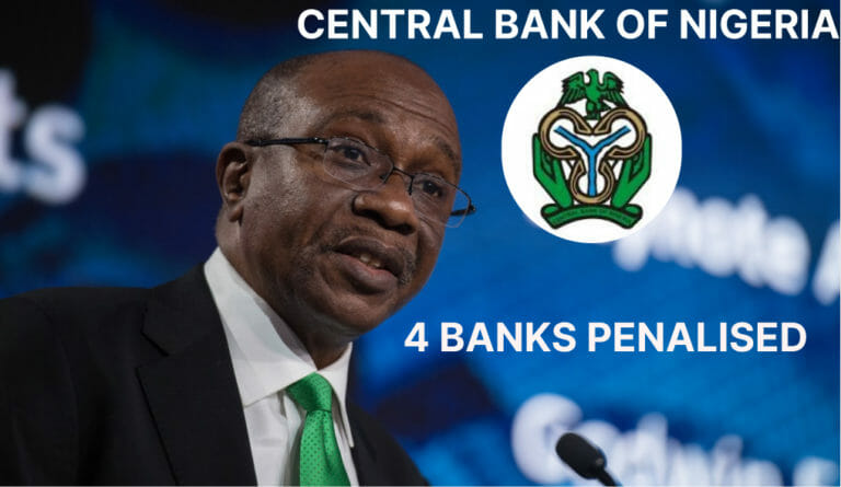 Cbn Punishes 4 Banks
