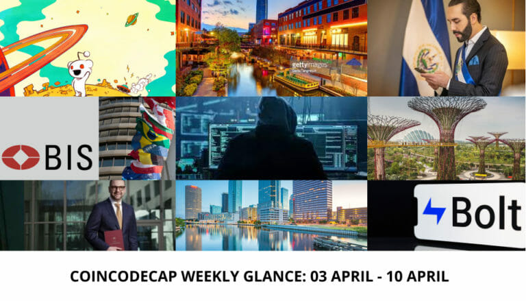 Coincodecap Weekly Glance: 02 April - 08 April