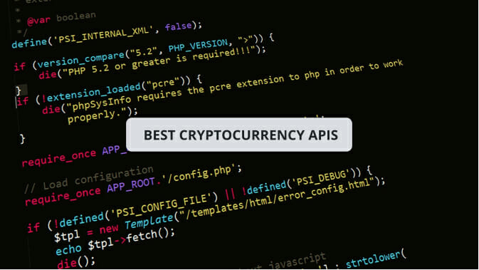 5 Best Cryptocurrency Apis