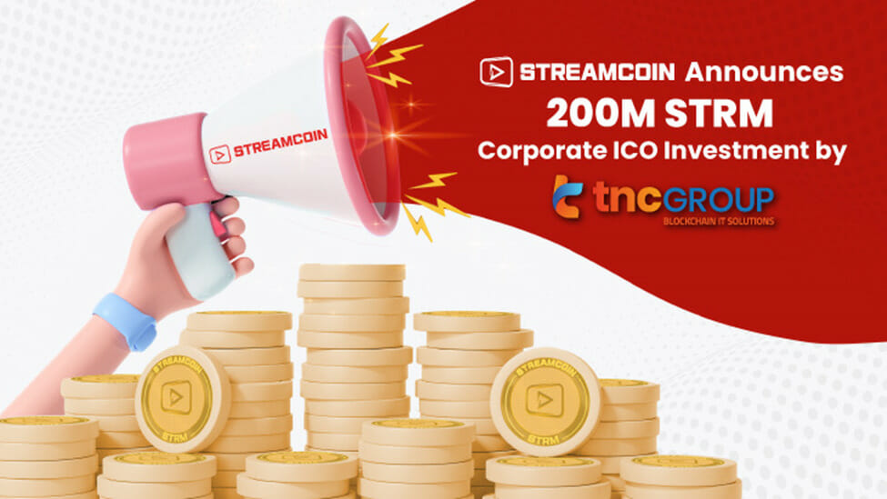 Streamcoin Gets Ico Investment From Tnc Group
