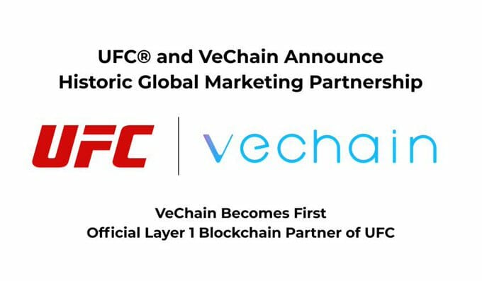 Ufc And Vechain Announces A $100 Million Sponsorship Deal 